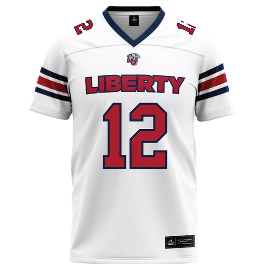 Liberty - NCAA Football : Prince Cottonham - White Premium Football Jersey-0