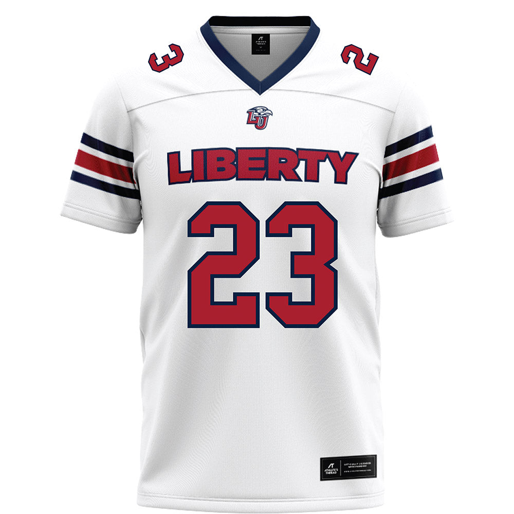 Liberty - NCAA Football : Cameron Wood - White Football Jersey-0