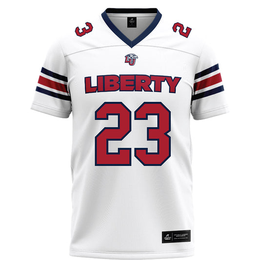 Liberty - NCAA Football : Cameron Wood - White Football Jersey-0