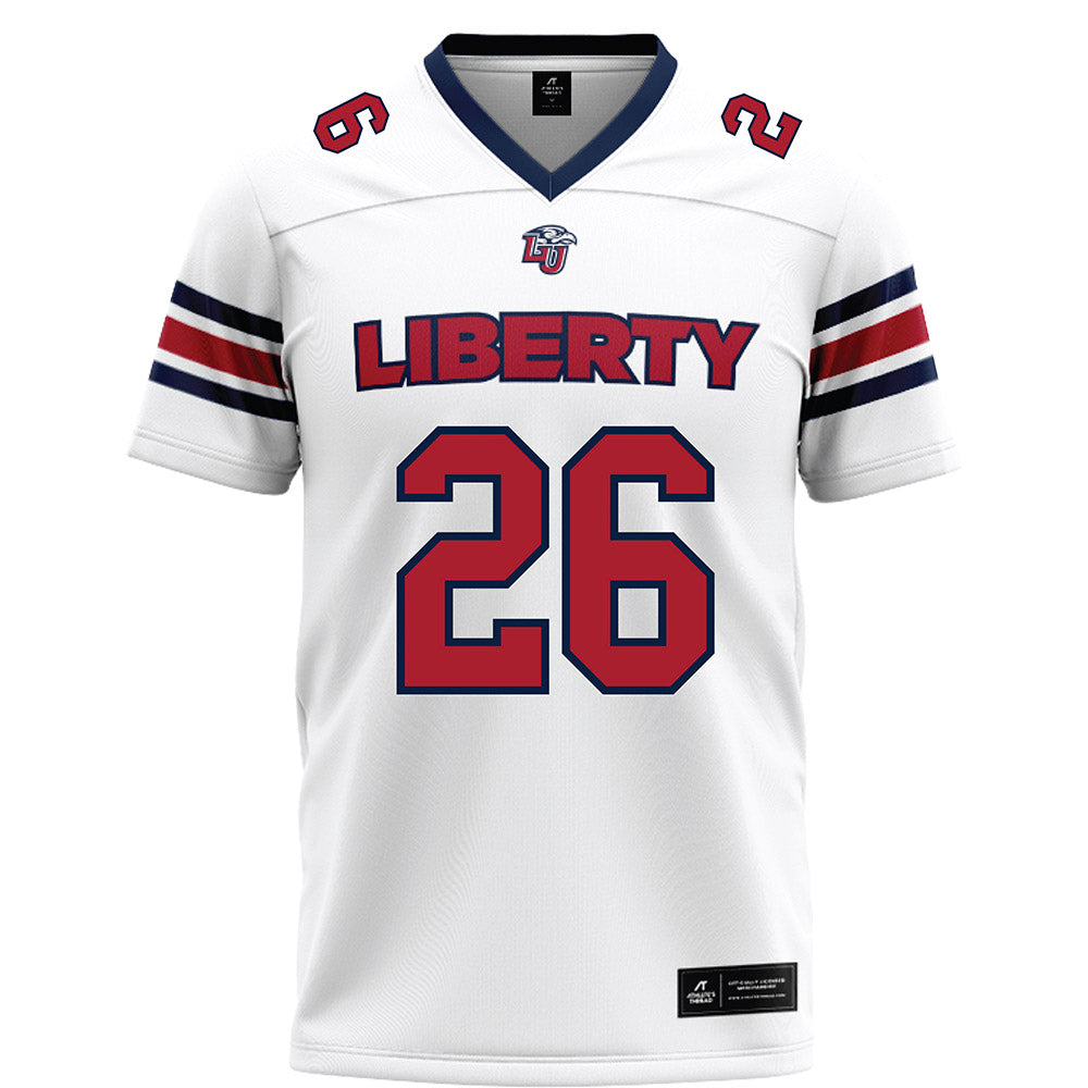 Liberty - NCAA Football : Jaylin Belford - White Football Jersey-0