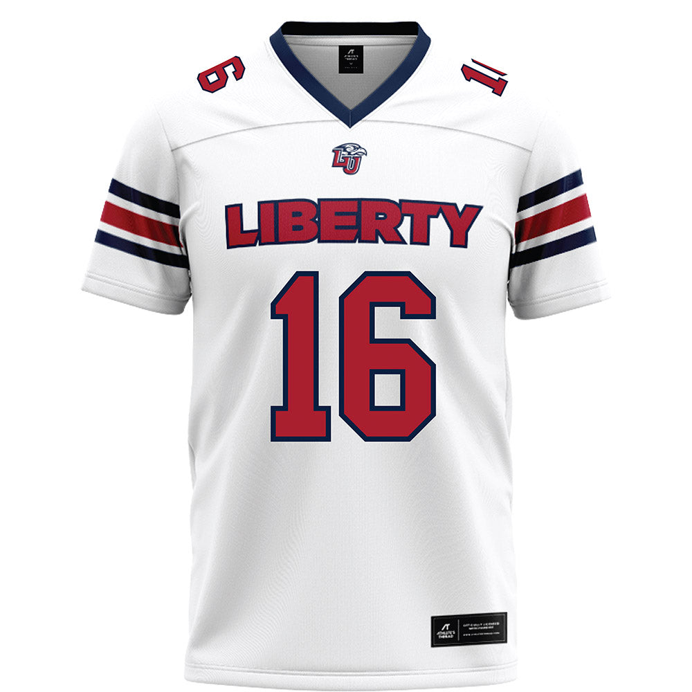 Liberty - NCAA Football : Jiquavious Marshall - White Football Jersey-0