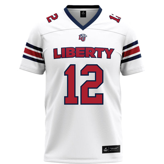 Liberty - NCAA Football : Prince Cottonham - White Football Jersey-0