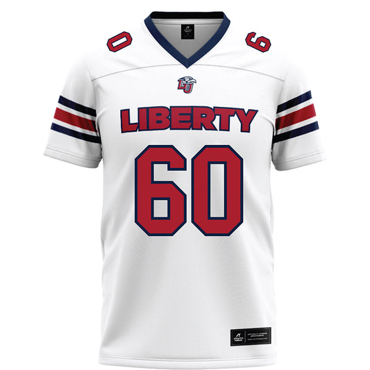 Liberty - NCAA Football : Joep Engbers - White Football Jersey-0