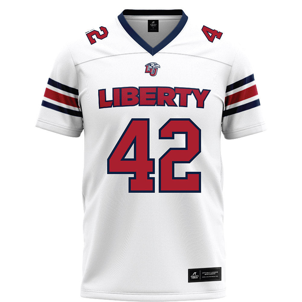 Liberty - NCAA Football : Chase Reeves - White Football Jersey-0