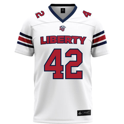 Liberty - NCAA Football : Chase Reeves - White Football Jersey-0
