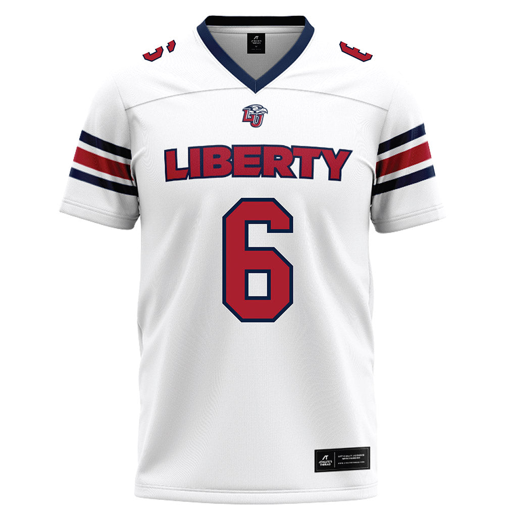 Liberty - NCAA Football : Kanye Udoh - White Football Jersey-0