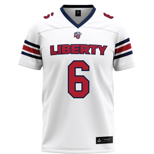 Liberty - NCAA Football : Kanye Udoh - White Football Jersey-0
