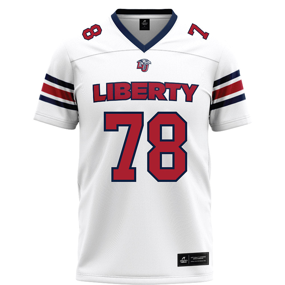Liberty - NCAA Football : Joseph Morris - White Football Jersey-0
