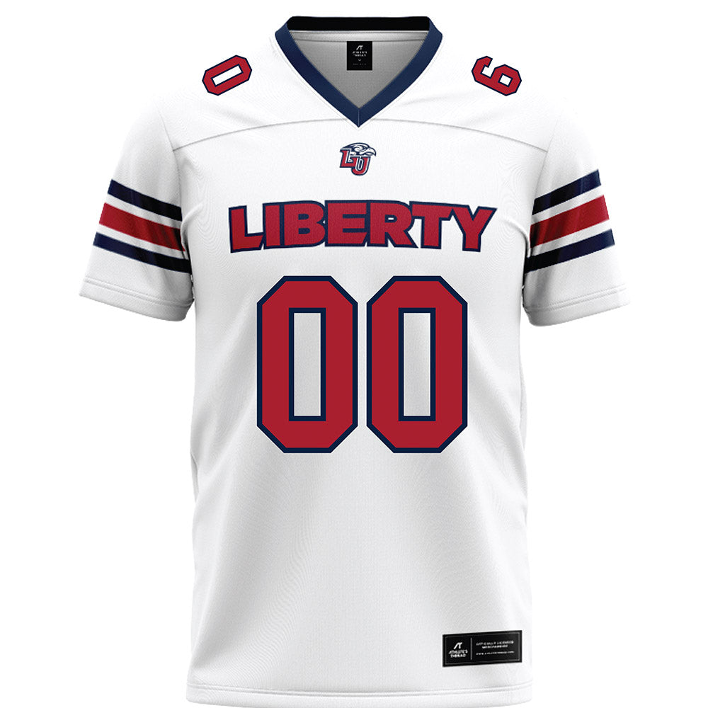 Liberty - NCAA Football : Joep Engbers - White Premium Football Jersey-0