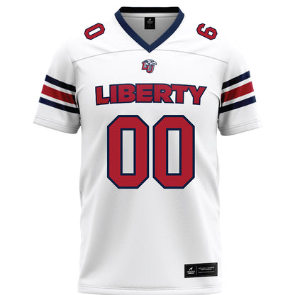 Liberty - NCAA Football : Joep Engbers - White Premium Football Jersey-0
