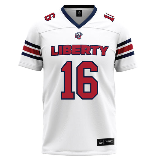 Liberty - NCAA Football : Tyrell Gainey - White Football Jersey-0