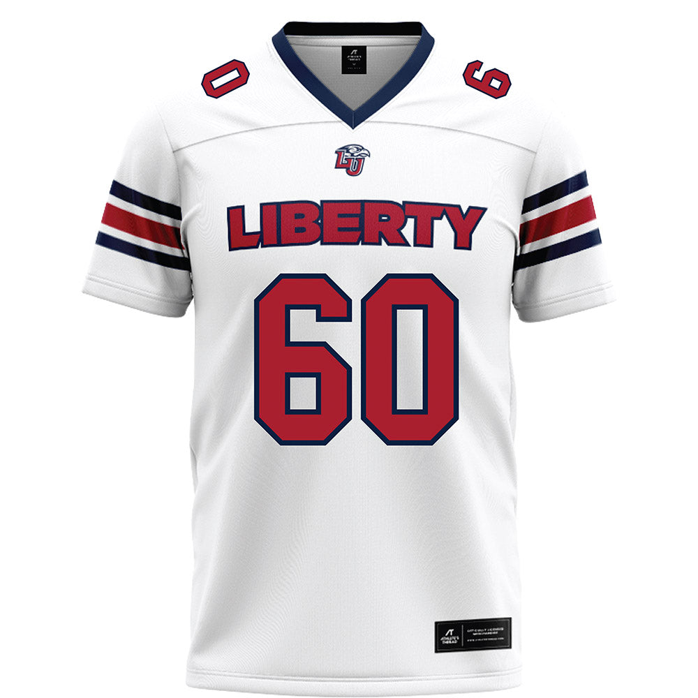 Liberty - NCAA Football : Joep Engbers - White Football Jersey-0