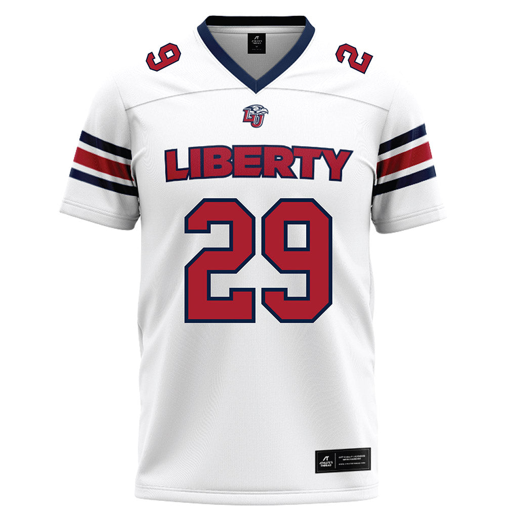 Liberty - NCAA Football : Justin Marshall - White Football Jersey-0
