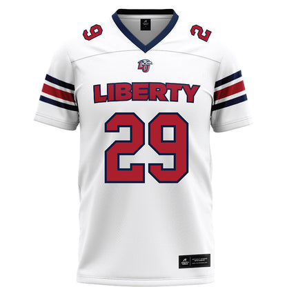Liberty - NCAA Football : Justin Marshall - White Football Jersey-0