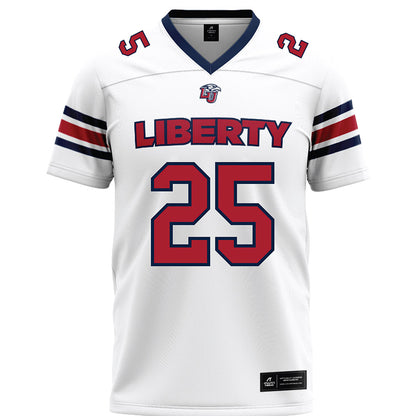 Liberty - NCAA Football : Jaleel Parker - White Premium Football Jersey-0