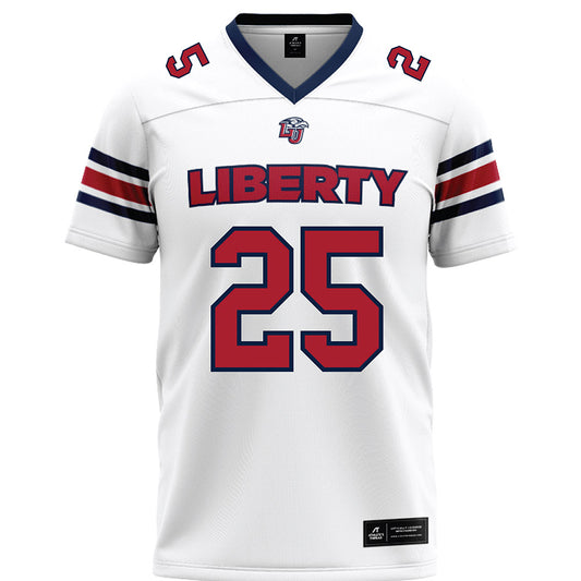 Liberty - NCAA Football : Jaleel Parker - White Premium Football Jersey-0