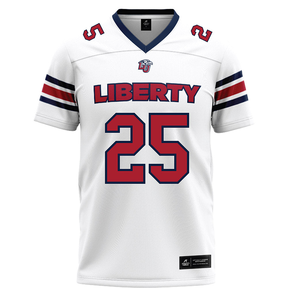 Liberty - NCAA Football : Jaleel Parker - White Football Jersey-0