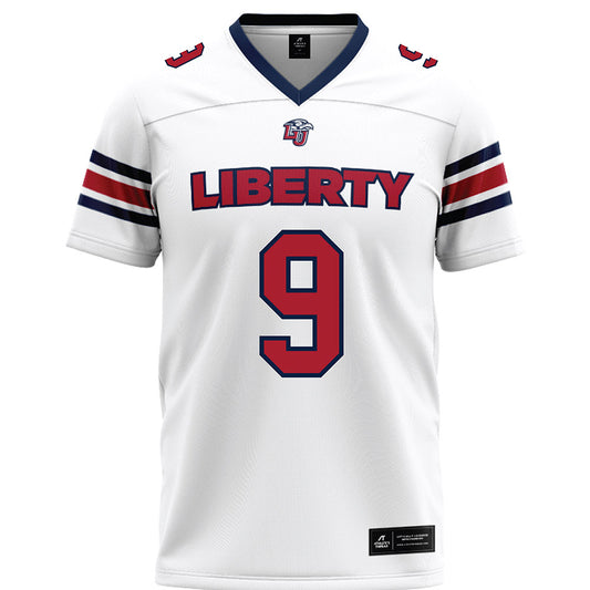 Liberty - NCAA Football : Deuce Spurlock II - White Premium Football Jersey-0