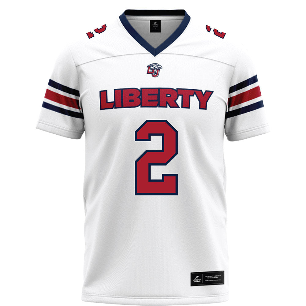 Liberty - NCAA Football : Jiquavious Marshall - White Football Jersey-0