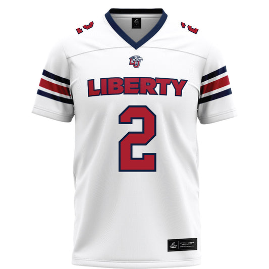 Liberty - NCAA Football : Jiquavious Marshall - White Football Jersey-0