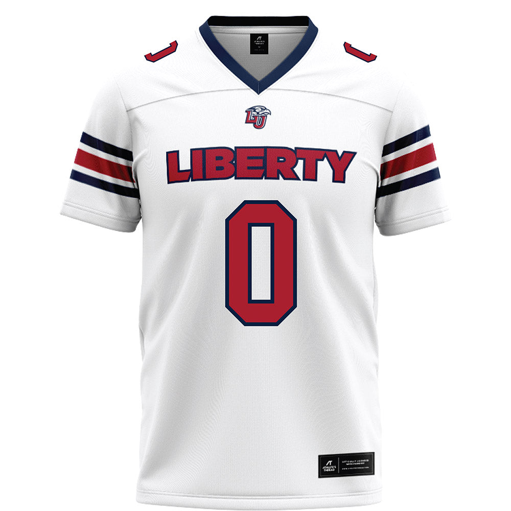 Liberty - NCAA Football : D-Icey Hopkins - White Football Jersey-0