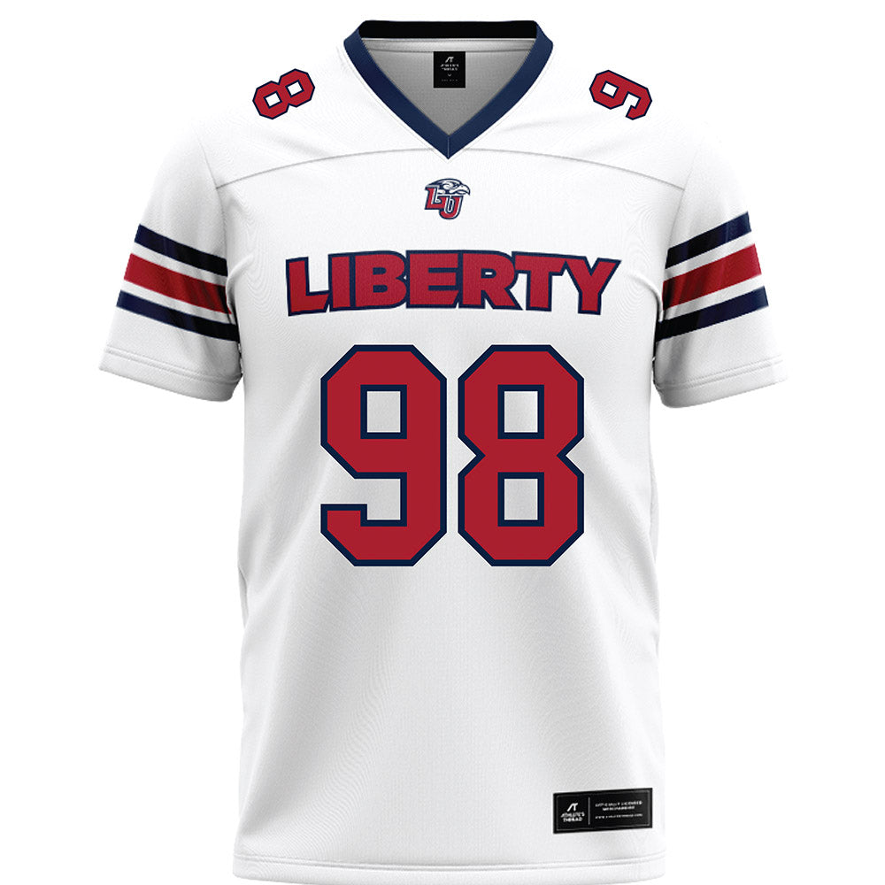Liberty - NCAA Football : Austin Tremblay - White Premium Football Jersey-0