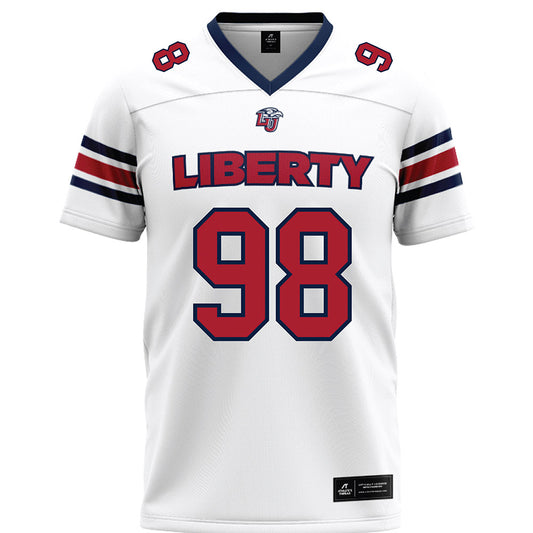 Liberty - NCAA Football : Austin Tremblay - White Premium Football Jersey-0