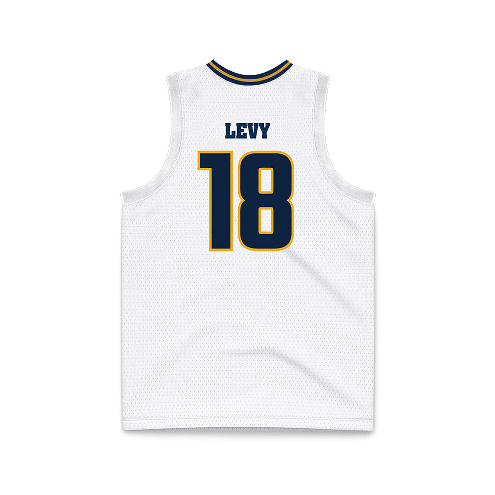 UTC - NCAA Men's Basketball : Yonatan Levy - White Basketball Jersey-1