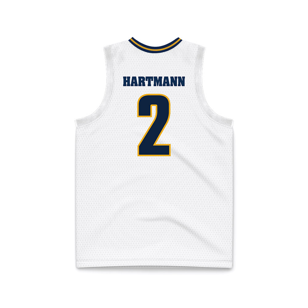 UTC - NCAA Men's Basketball : Sebastian Hartmann - White Basketball Jersey-1