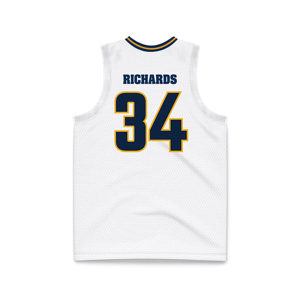 UTC - NCAA Men's Basketball : Makai Richards - White Basketball Jersey-1