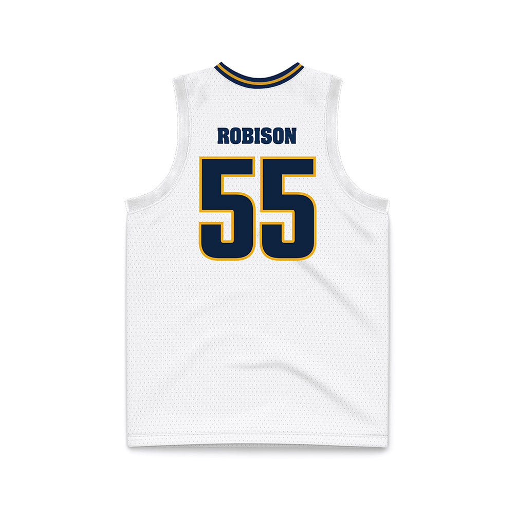 UTC - NCAA Men's Basketball : Parker Robison - White Basketball Jersey-1