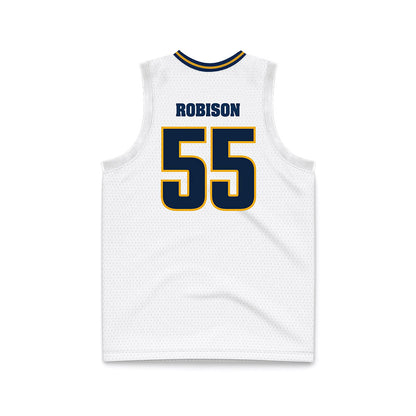 UTC - NCAA Men's Basketball : Parker Robison - White Basketball Jersey-1