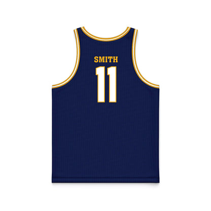 UTC - NCAA Men's Basketball : Billy Smith - Navy Basketball Jersey-1