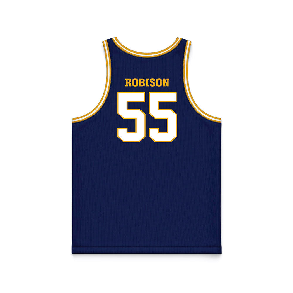 UTC - NCAA Men's Basketball : Parker Robison - Navy Basketball Jersey-1