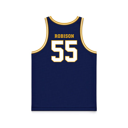 UTC - NCAA Men's Basketball : Parker Robison - Navy Basketball Jersey-1