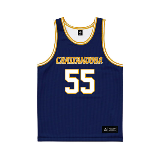 UTC - NCAA Men's Basketball : Parker Robison - Navy Basketball Jersey-0