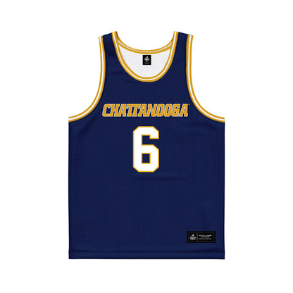 UTC - NCAA Men's Basketball : Caleb Hardaway - Navy Basketball Jersey-0