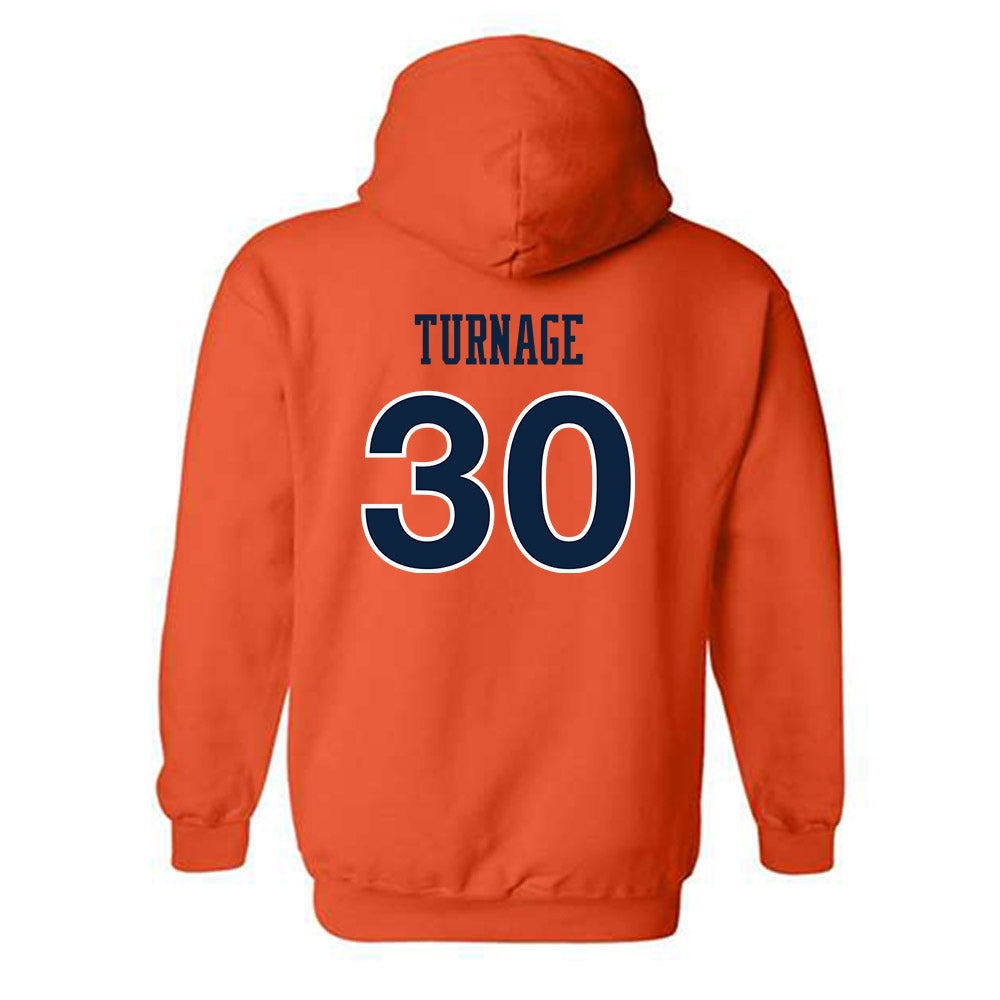Auburn - NCAA Women's Soccer : Tahirah Turnage - Replica Shersey Hooded Sweatshirt-1
