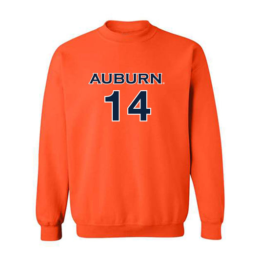 Auburn - NCAA Women's Soccer : Clara Casajuana - Replica Shersey Crewneck Sweatshirt-0