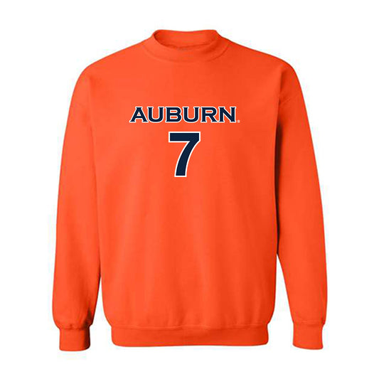 Auburn - NCAA Women's Soccer : Ava Caldwell - Replica Shersey Crewneck Sweatshirt-0