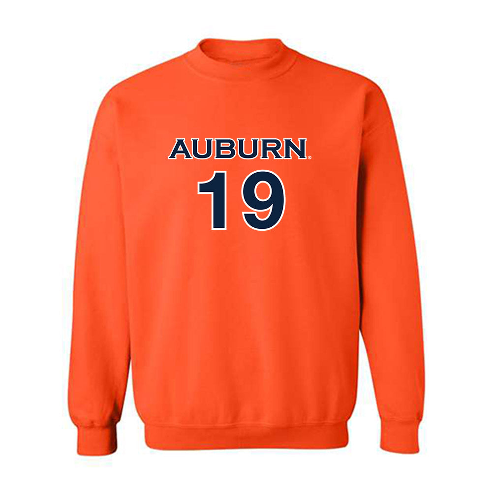 Auburn - NCAA Women's Soccer : Kennedy Husbands - Replica Shersey Crewneck Sweatshirt-0