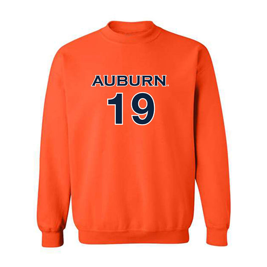 Auburn - NCAA Women's Soccer : Kennedy Husbands - Replica Shersey Crewneck Sweatshirt-0