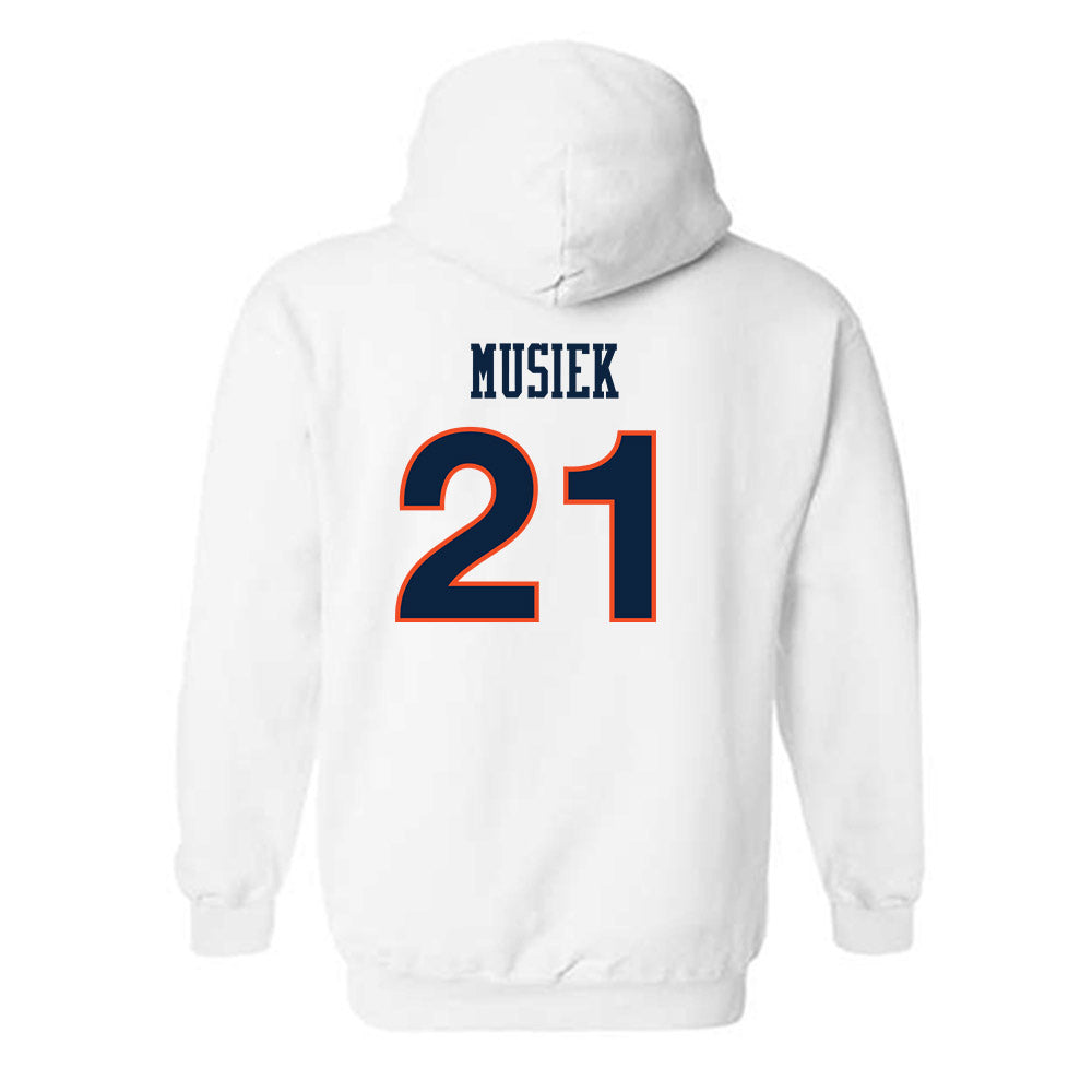 Auburn - NCAA Women's Soccer : Emma Musiek - Replica Shersey Hooded Sweatshirt-1