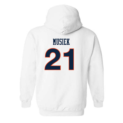 Auburn - NCAA Women's Soccer : Emma Musiek - Replica Shersey Hooded Sweatshirt-1