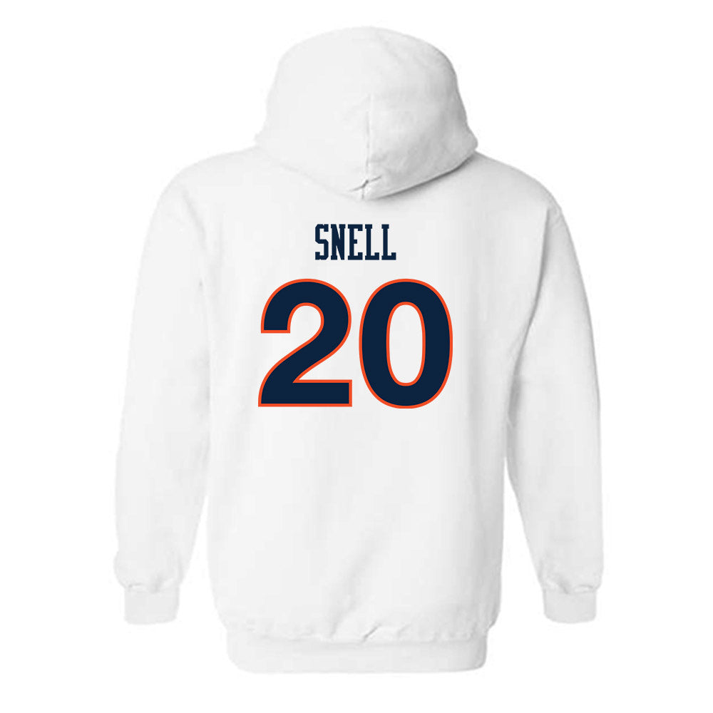 Auburn - NCAA Women's Soccer : Kylie Snell - Replica Shersey Hooded Sweatshirt-1