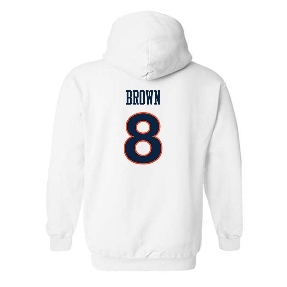 Auburn - NCAA Women's Soccer : Gracie Brown - Replica Shersey Hooded Sweatshirt-1