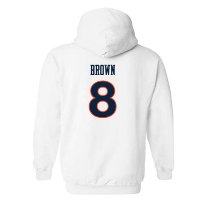 Auburn - NCAA Women's Soccer : Gracie Brown - Replica Shersey Hooded Sweatshirt-1