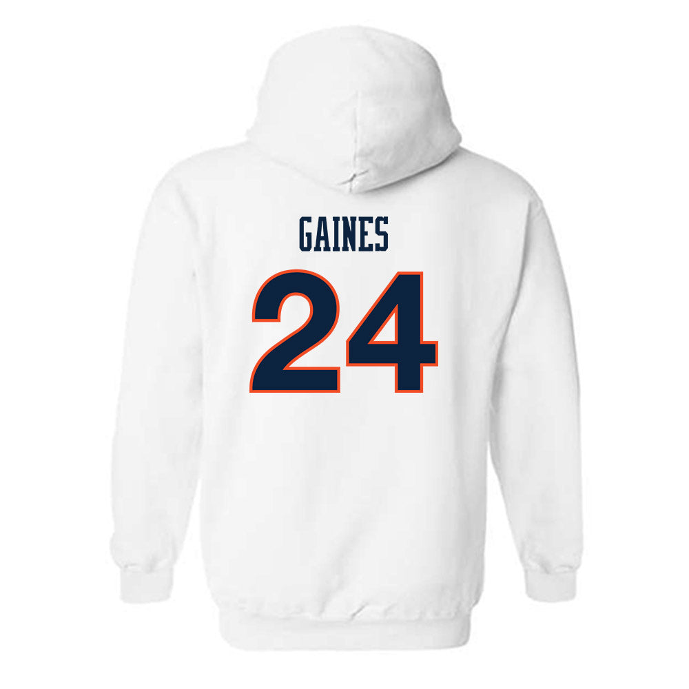Auburn - NCAA Women's Soccer : Aurora Gaines - Replica Shersey Hooded Sweatshirt-1