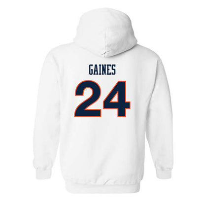 Auburn - NCAA Women's Soccer : Aurora Gaines - Replica Shersey Hooded Sweatshirt-1