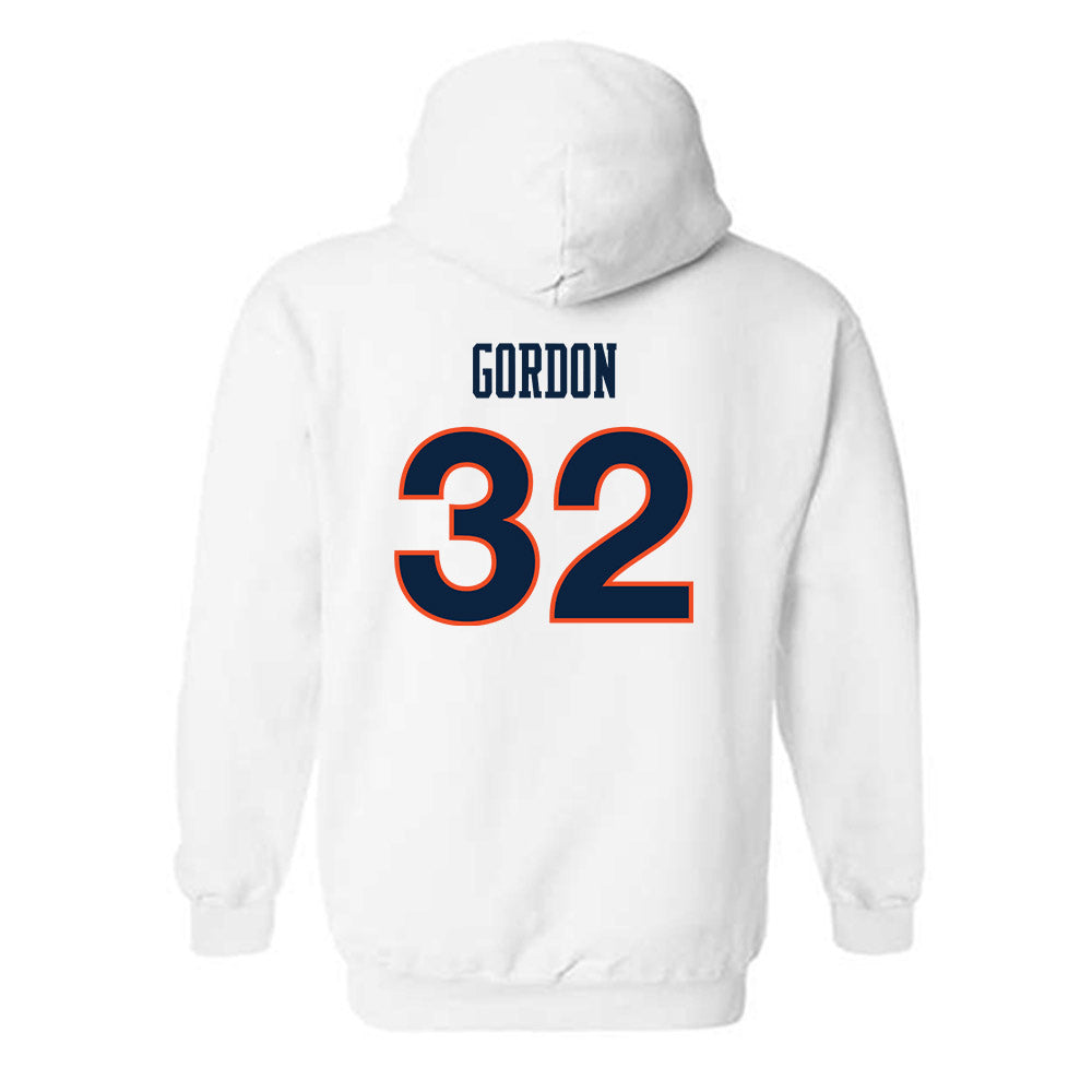 Auburn - NCAA Women's Soccer : Kelly Gordon - Replica Shersey Hooded Sweatshirt-1